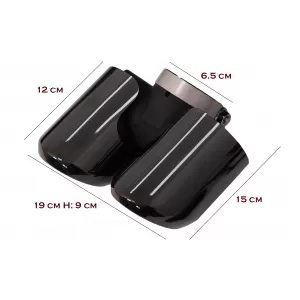 Body Kit подходящ за Land Rover Defender SUV L663 (2019-Up) Piano Black-image-6099619