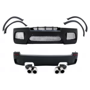 image-78-Kit carrozzeria Passaruota per BMW X5 E70 2007-2013 X5M Design Paraurti Griglia