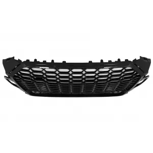 Grila centrala compatibil cu Audi A5 F5 Facelift (2019-Up) Racing Look Negru Lucios-image-6099229
