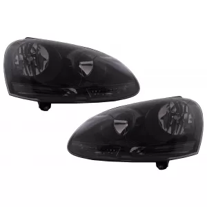 image-19-Headlights suitable for VW Golf 5 V (10.2003-2009) Jetta (2005-2010) All Black