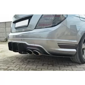 Дифузьор за разширение на Задна Броня , подходящ за Mercedes C-class W204 C204 AMG Спортна линия (2012-2014) Лимузина Купе-image-6100152