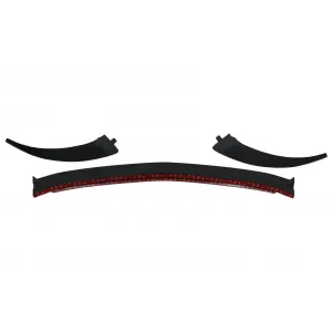 Front Bumper Lip suitable for Mercedes E-Class W213 S213 C238 A238 Facelift (2020-Up) Piano Black