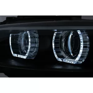 Scheinwerfer 3D LED Angel Eyes für BMW 3er E92 E93 2006-2010 U-Type HID-image-6099639