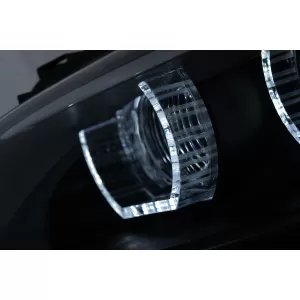 Scheinwerfer 3D LED Angel Eyes für BMW 3er E92 E93 2006-2010 U-Type HID-image-6099640