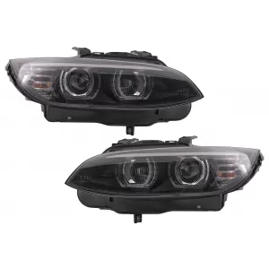 Scheinwerfer 3D LED Angel Eyes für BMW 3er E92 E93 2006-2010 U-Type HID-image-6099648