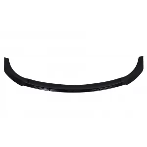 Front Bumper Spoiler Lip suitable for Tesla Model Y (2020-Up) Piano Black Add-On