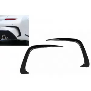 image-3-Капаци на Задна Броня, странични перки Flics, подходящи за BMW Серия 3 G20 G28 Седан (2018 г.)