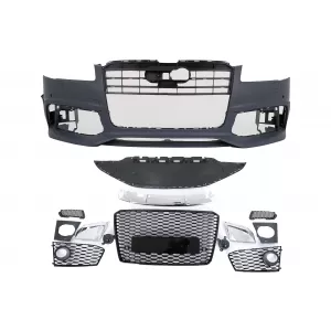Front Bumper suitable for Audi A8 D4 Facelift D4.5 (2014-2017) RS Design-image-6100439