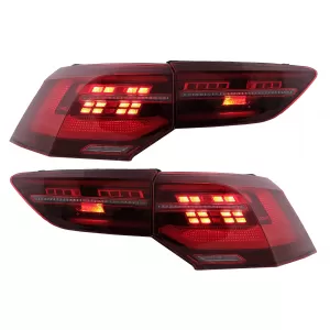 Full LED hátsó lámpák VW Golf VIII Hatchback Mk8 MQB (2020-Up) dinamikus szekvenciális irányjelzővel-image-6102015