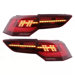 Full LED hátsó lámpák VW Golf VIII Hatchback Mk8 MQB (2020-Up) dinamikus szekvenciális irányjelzővel-image-6102019
