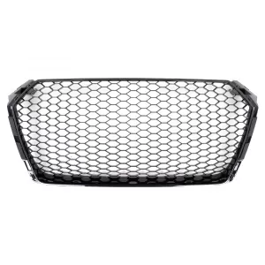 Front Grille suitable for Audi A4 B9 8W (2016-2018) Sedan Avant RS Design Glossy Black