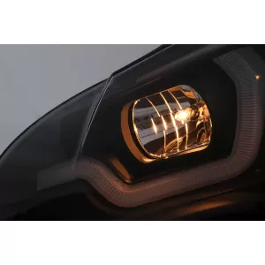 LED DRL Faros Angel Eyes para BMW X5 E70 2007-2013 Negro Luces Diurnas-image-6101900