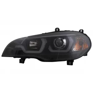 LED DRL Faros Angel Eyes para BMW X5 E70 2007-2013 Negro Luces Diurnas-image-6101905