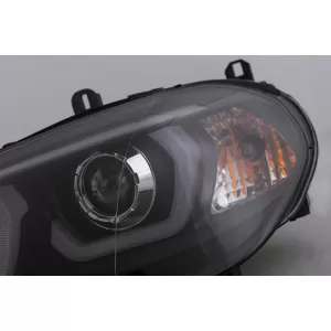 LED DRL Faros Angel Eyes para BMW X5 E70 2007-2013 Negro Luces Diurnas-image-6101907