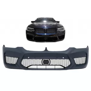 image-45-Front Bumper suitable for BMW 5 Series G30 G31 Limousine Touring (2017-2019) M5 Sport Design