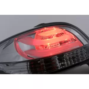 LED hátsó lámpák Peugeot 206 HatchBack 3 / 5 ajtós (1998-2004) Fekete Füst-image-6102786