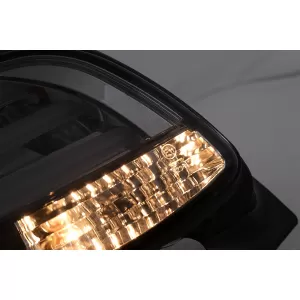 LED hátsó lámpák Peugeot 206 HatchBack 3 / 5 ajtós (1998-2004) Fekete Füst-image-6102790