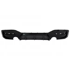 image-62-Hátsó lökhárító spoiler diffúzor dupla szimpla kivezetéses BMW 1-es F20 F21 LCI (2015-06.2019) középső betét Carbon Look