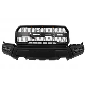 Komplett facelift Body Kit átalakító szett Ford Ranger (2015-2021) modellhez 2017 F150 Raptor stílusban-image-6103452