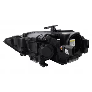 LED DRL Scheinwerfer für AUDI A4 B8.5 Facelift 2012-2015 Schwarz Tagfahrlicht-image-6103250
