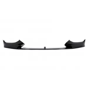 image-3-Első lökhárító spoiler BMW 1-es F20 F21 (2011-2014) 2-es sorozat F22 F23 (2014-től) Fényes fekete