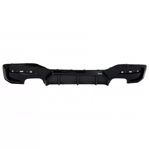 image-77-Hátsó lökhárító spoiler diffúzor dupla kivezetéses BMW 1-es F20 F21 LCI (2015-06.2019) középső betét Carbon Look