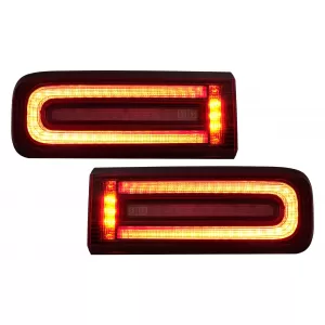image-65-LED Rückleuchten Lichtleiste für Mercedes G-Class W463 Facelift 2018-2022 Dynamisch