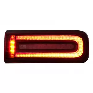 LED hátsó lámpák Light Bar Mercedes G-osztály W463 Facelift (2018-2022) dinamikus szekvenciális irányjelzővel piros-füst színű-image-6102811
