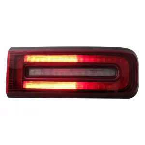 LED hátsó lámpák Light Bar Mercedes G-osztály W463 Facelift (2018-2022) dinamikus szekvenciális irányjelzővel piros-füst színű-image-6102812