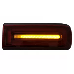 LED hátsó lámpák Light Bar Mercedes G-osztály W463 Facelift (2018-2022) dinamikus szekvenciális irányjelzővel piros-füst színű-image-6102813