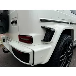LED hátsó lámpák Light Bar Mercedes G-osztály W463 Facelift (2018-2022) dinamikus szekvenciális irányjelzővel piros-füst színű-image-6107957