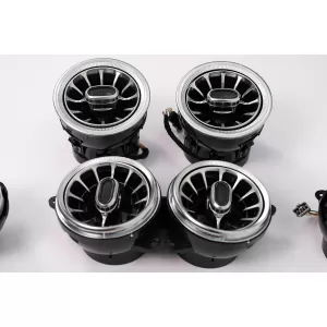 AC Vent Grilles SET Front and Rear Side 64 colors suitable for Mercedes S-Class W222 (2013-2020)