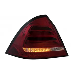 Stopuri LED compatibil cu Mercedes C-Class W203 (2000-2004) Sedan Rosu Clar cu Semnal Dinamic-image-6102796