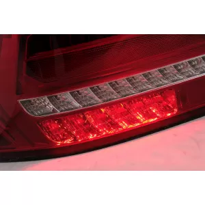 Stopuri LED compatibil cu Mercedes C-Class W203 (2000-2004) Sedan Rosu Clar cu Semnal Dinamic-image-6102803