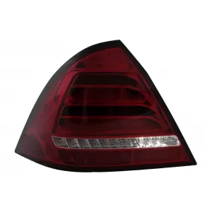 Stopuri LED compatibil cu Mercedes C-Class W203 (2000-2004) Sedan Rosu Clar cu Semnal Dinamic-image-6102804