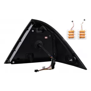 Stopuri LED compatibil cu Mercedes C-Class W203 (2000-2004) Sedan Rosu Clar cu Semnal Dinamic-image-6102809