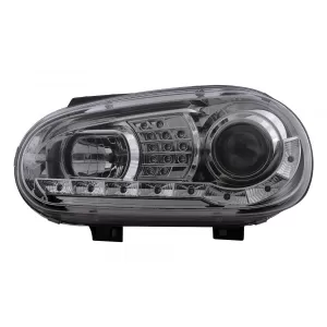 LED TFL Scheinwerfer für VW Golf 4 09.1997–09.2003 Chrom Tagfahrlicht Headlights-image-6105366