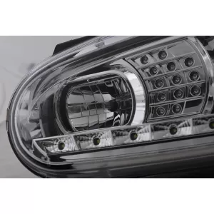 LED TFL Scheinwerfer für VW Golf 4 09.1997–09.2003 Chrom Tagfahrlicht Headlights-image-6105367