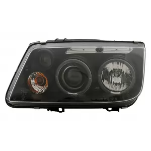 Angel Eyes Headlights suitable for VW Bora (09.1998-07.2005) Black