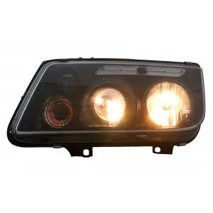 Angel Eyes Headlights suitable for VW Bora (09.1998-07.2005) Black
