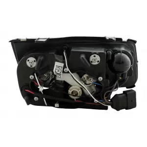 Angel Eyes Headlights suitable for VW Bora (09.1998-07.2005) Black