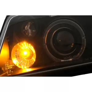 Angel Eyes Headlights suitable for VW Bora (09.1998-07.2005) Black