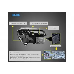Full LED Headlights suitable for Mercedes S-Class W222 (2013-2017) Facelift Look Dynamic Sequential Turning Light