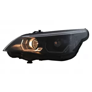 3D LED Angel Eyes Headlights suitable for BMW 5 Series E60 E61 (2003-2007) LCI Design