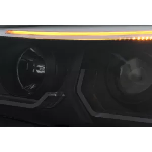 3D LED Angel Eyes Headlights suitable for BMW 5 Series E60 E61 (2003-2007) LCI Design