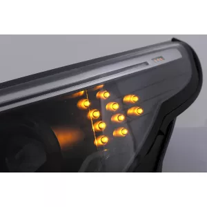 3D LED Angel Eyes Headlights suitable for BMW 5 Series E60 E61 (2003-2007) LCI Design