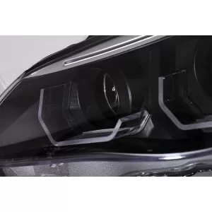 3D LED Angel Eyes Headlights suitable for BMW 5 Series E60 E61 (2003-2007) LCI Design