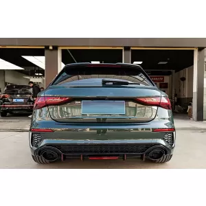 Endrohre Luftdiffusor Stoßstangendiffusor für Audi A3 8Y Hatchback S-Line S3 2020--image-6105036