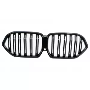 Nieren Nierengitter Kühlergrill Für BMW X6 G06 2019+ Doppelter Streifen M-Design Schwarz-image-6105646