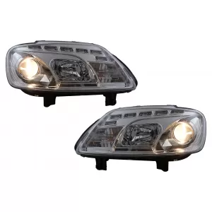 Faruri LED DRL DAYLIGHT compatibil cu VW Touran 1T Caddy (02.2003-10.2006) Crom-image-6105390
